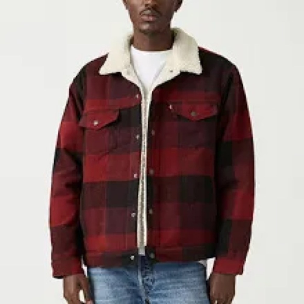 NWT $109 Levi's® Mens Sherpa Trucker Jacket